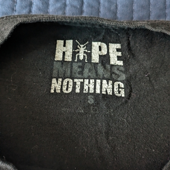 Hype Means Nothing Vintage Small Black Made in France Biggie Smalls Y2k 102024 - Picture 3 of 9